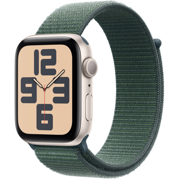 Смарт-часы Apple Watch SE GPS + Cellular 40mm Starlight Aluminium Case with Lake Green Sport Loop