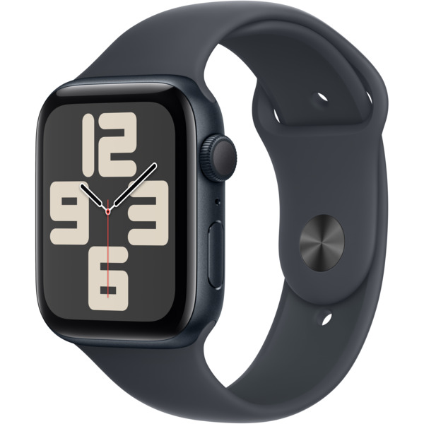 Смарт-часы Apple Watch SE GPS + Cellular 44mm Midnight Aluminium Case with Midnight Sport Band - M/L