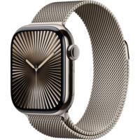 Смарт-годинник Apple Watch Series 10 GPS + Cellular 42mm Natural Titanium Case with Natural Milanese Loop