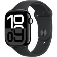 Смарт-годинник Apple Watch Series 10 GPS + Cellular 46mm Jet Black Aluminium Case with Black Sport Band - M/L