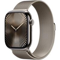 Смарт-годинник Apple Watch Series 10 GPS + Cellular 46mm Natural Titanium Case with Natural Milanese Loop - M/L