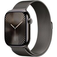 Смарт-годинник Apple Watch Series 10 GPS + Cellular 46mm Slate Titanium Case with Slate Milanese Loop - M/L