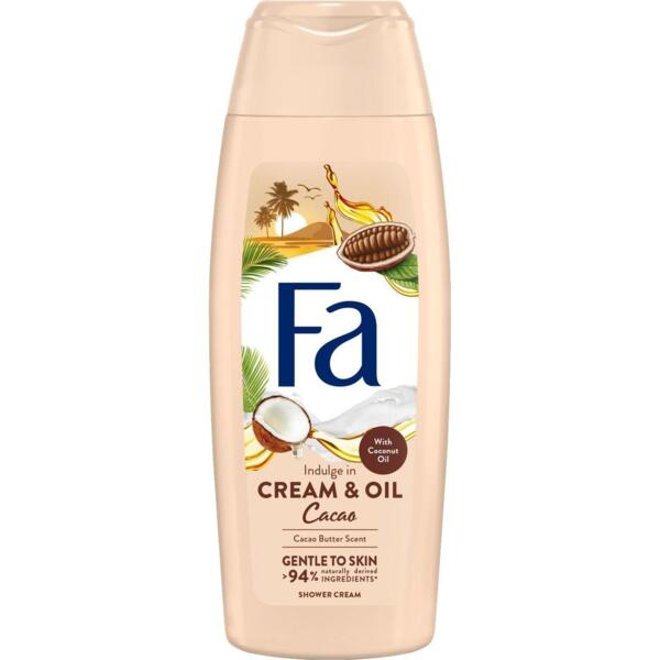 

Гель для душа Fa Cream & Oil с кокосовым маслом и ароматом какао 250 мл