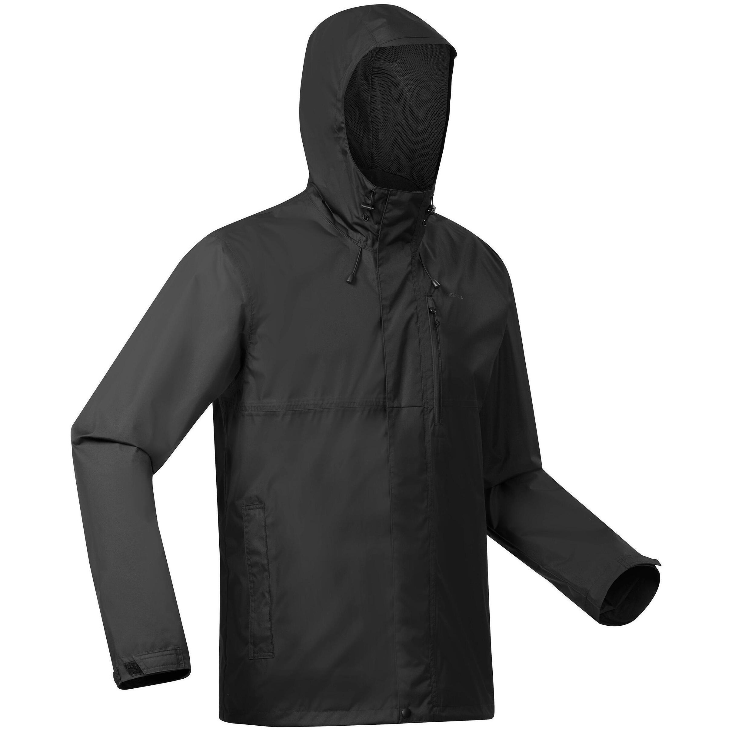 Дощовик чоловічий Quechua NH500 8796550 XS/W28 L30 чорнийфото1