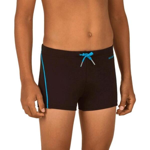 Плавки-боксеры для мальчиков для плавания Nabaiji 100 Plus 8578825 14-15 лет (161-172 см) черные