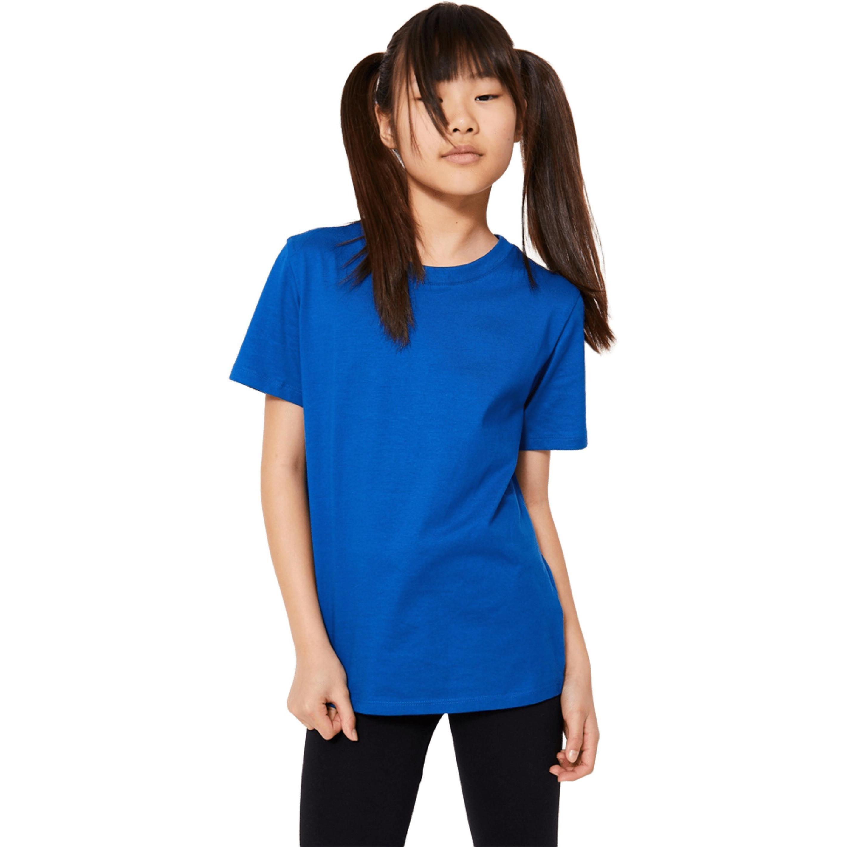 Футболка детская Domyos 500 8751825 5-6 лет (113-122 см) синяя фото 1