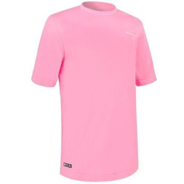 

Футболка детская с УФ-защитой Olaian 100 8611588 7-8 лет (123-130 см) розовая