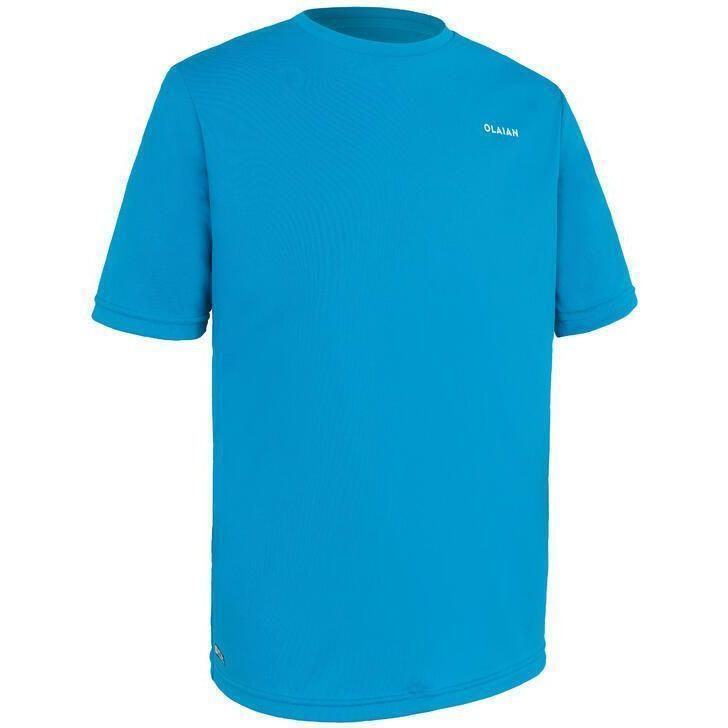 Футболка детская с УФ-защитой Olaian 100 8655103 14-15 лет (161-172 см) синяя фото 1