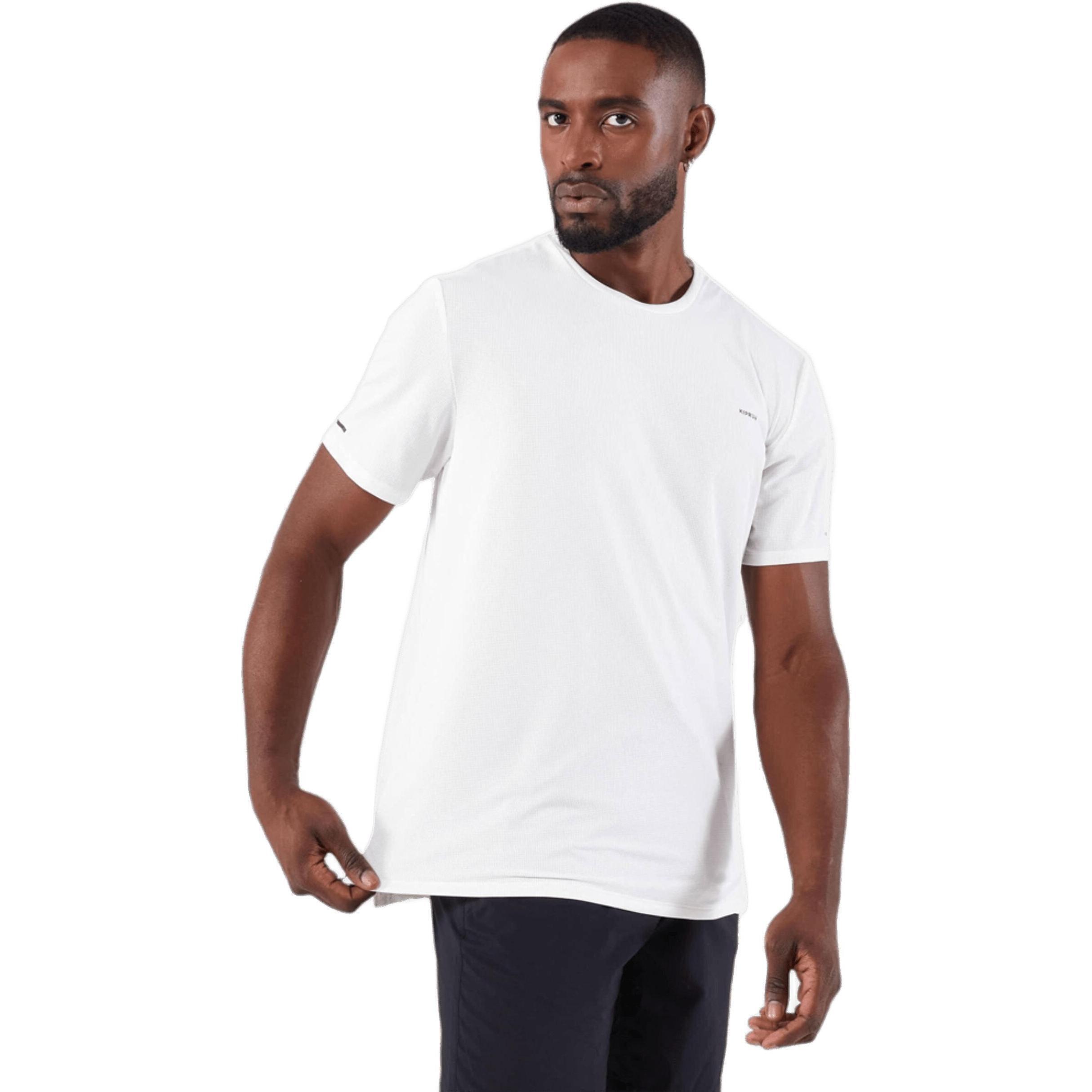 Футболка чоловіча для бігу Kalenji Dry 500 8861546 4XL білафото1