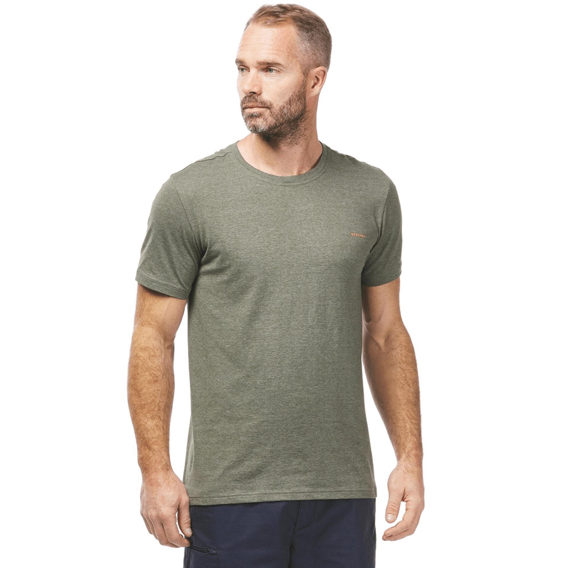 Футболка мужская Quechua NH550 8810404 XL зеленая фото 1