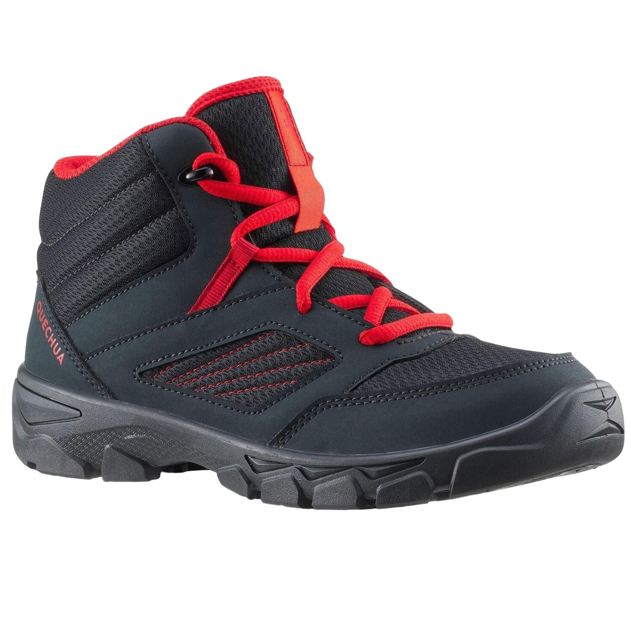 Ботинки детские для туризма Quechua MH100 Mid 8642643 36 серые фото 1