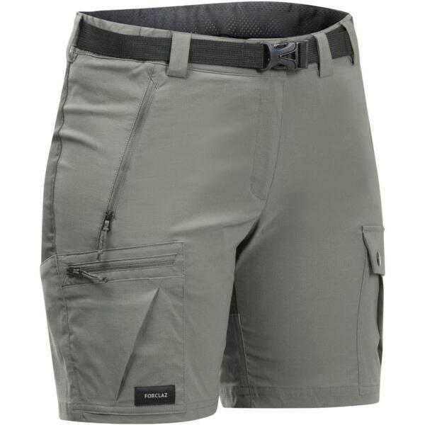 Шорты женские для горного трекинга Forclaz MT500 8605940 36 зеленые фото 