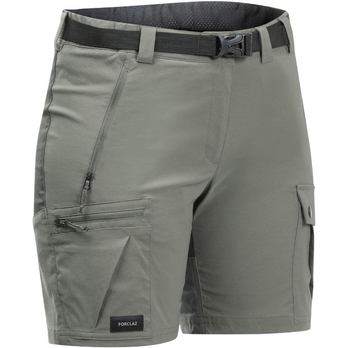Шорты женские для горного трекинга Forclaz MT500 8605940 46 зеленые фото 1