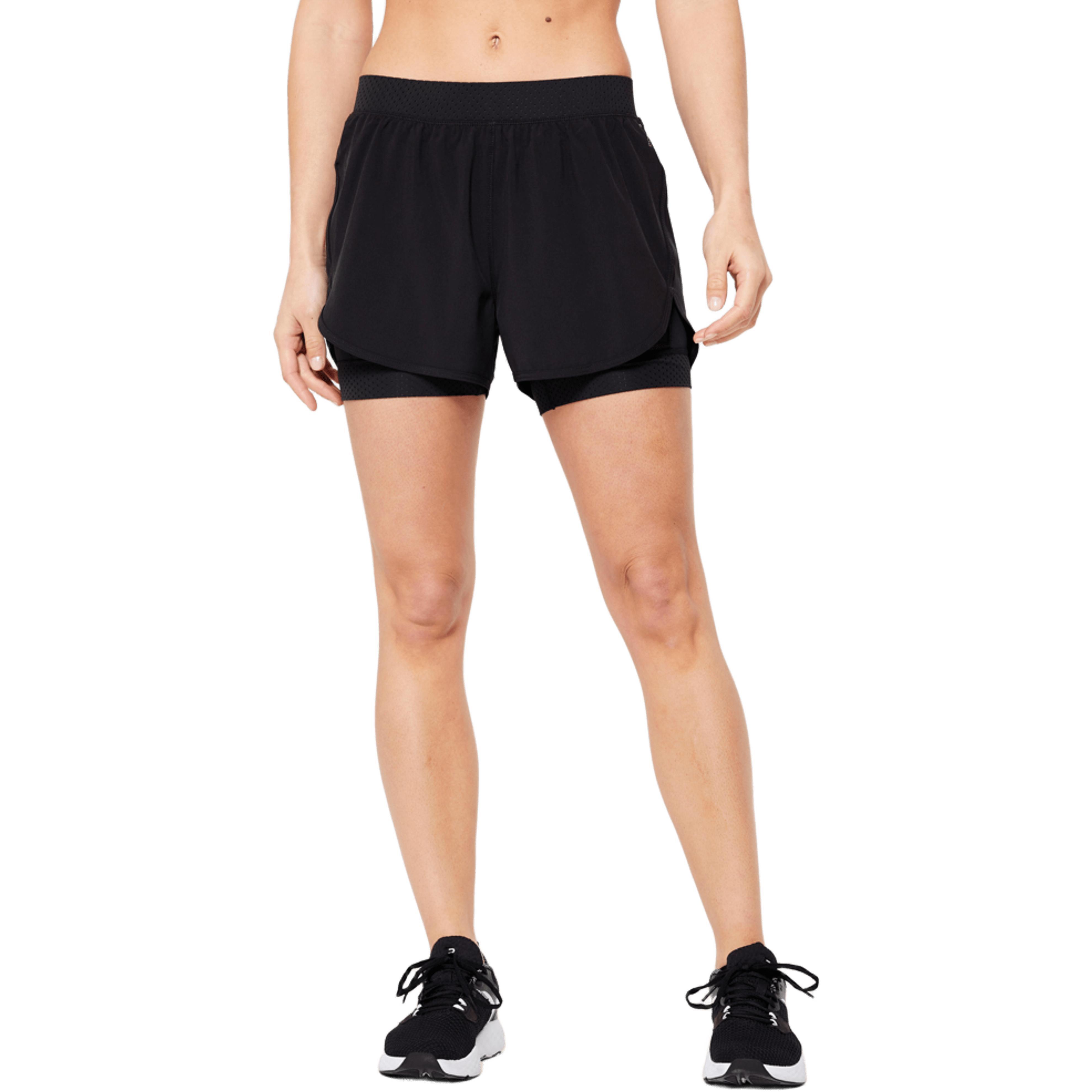 Шорты женские для кардиофитнеса Domyos 900 8554865 M черные фото 1