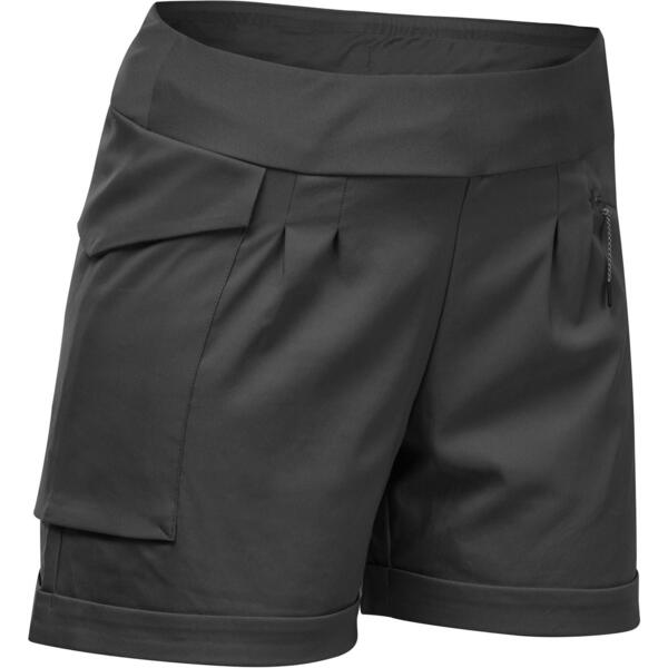 Шорты женские для туризма Quechua NH500 8582435 42 черные фото 