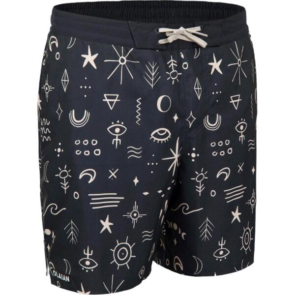 Шорты мужские для плавания Olaian BS100C ECO 8809011 S черные фото