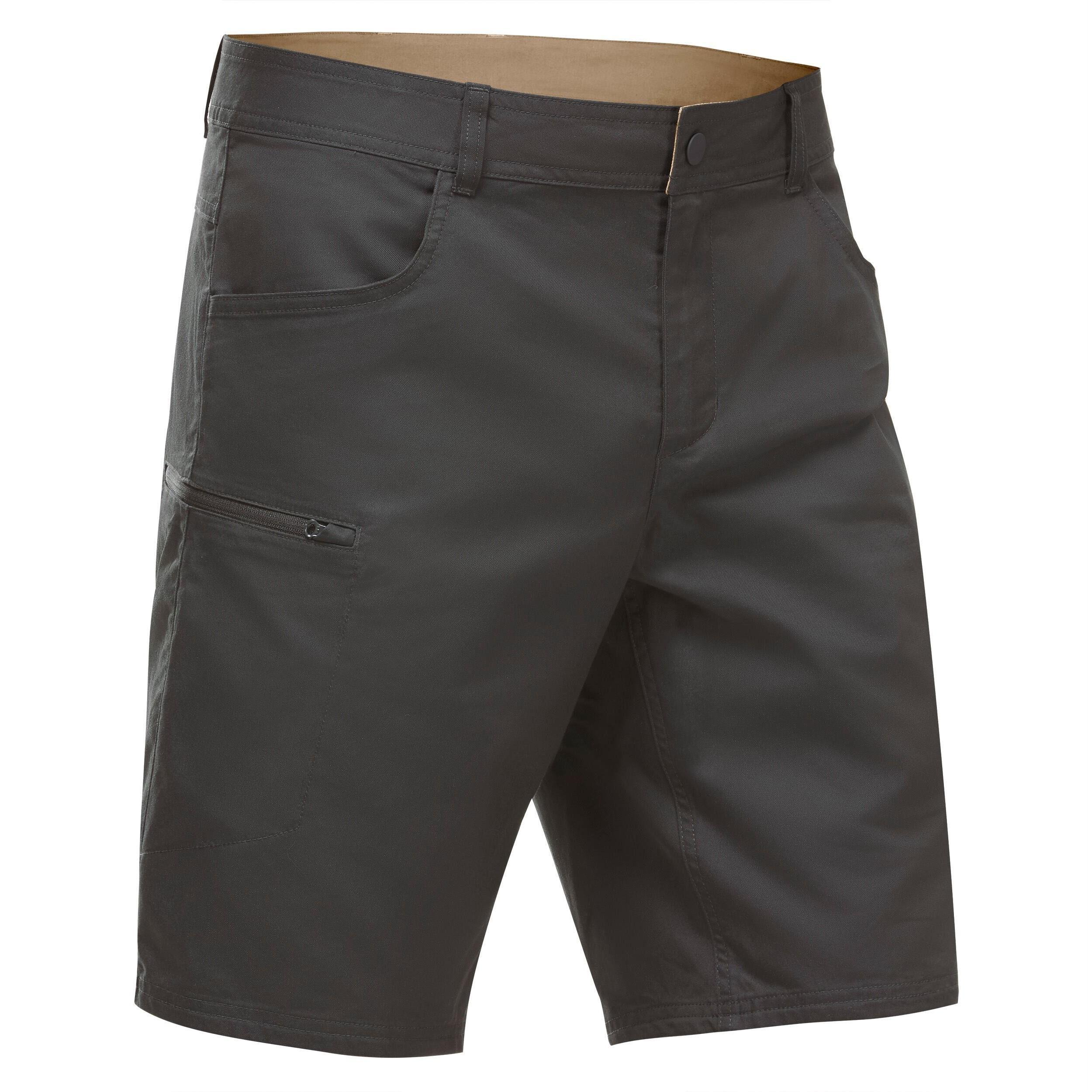 Шорты мужские для туризма Quechua NH500 8644369 38 темно-серые фото 1