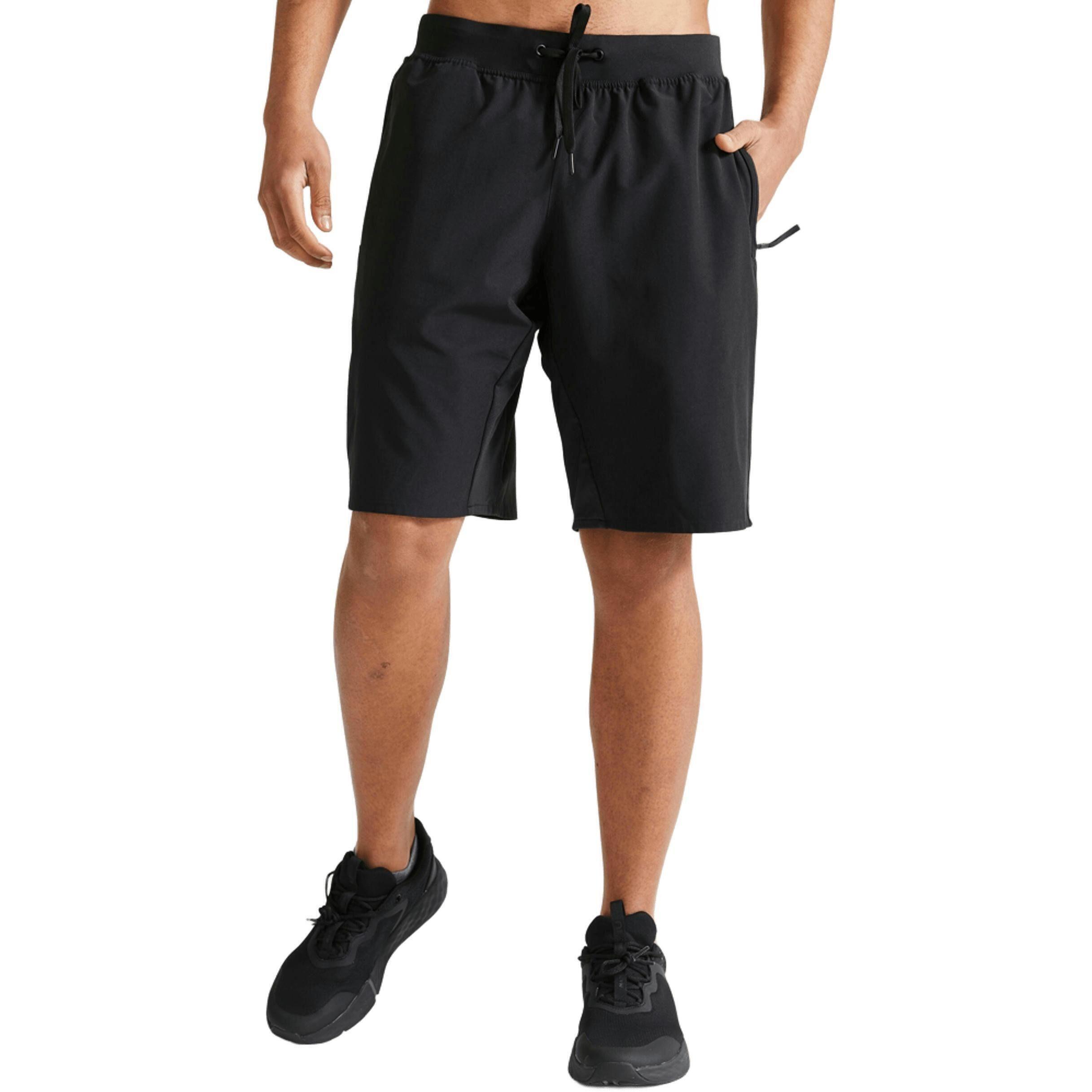 Шорты мужские для фитнеса Domyos 8646727 M черные фото 1