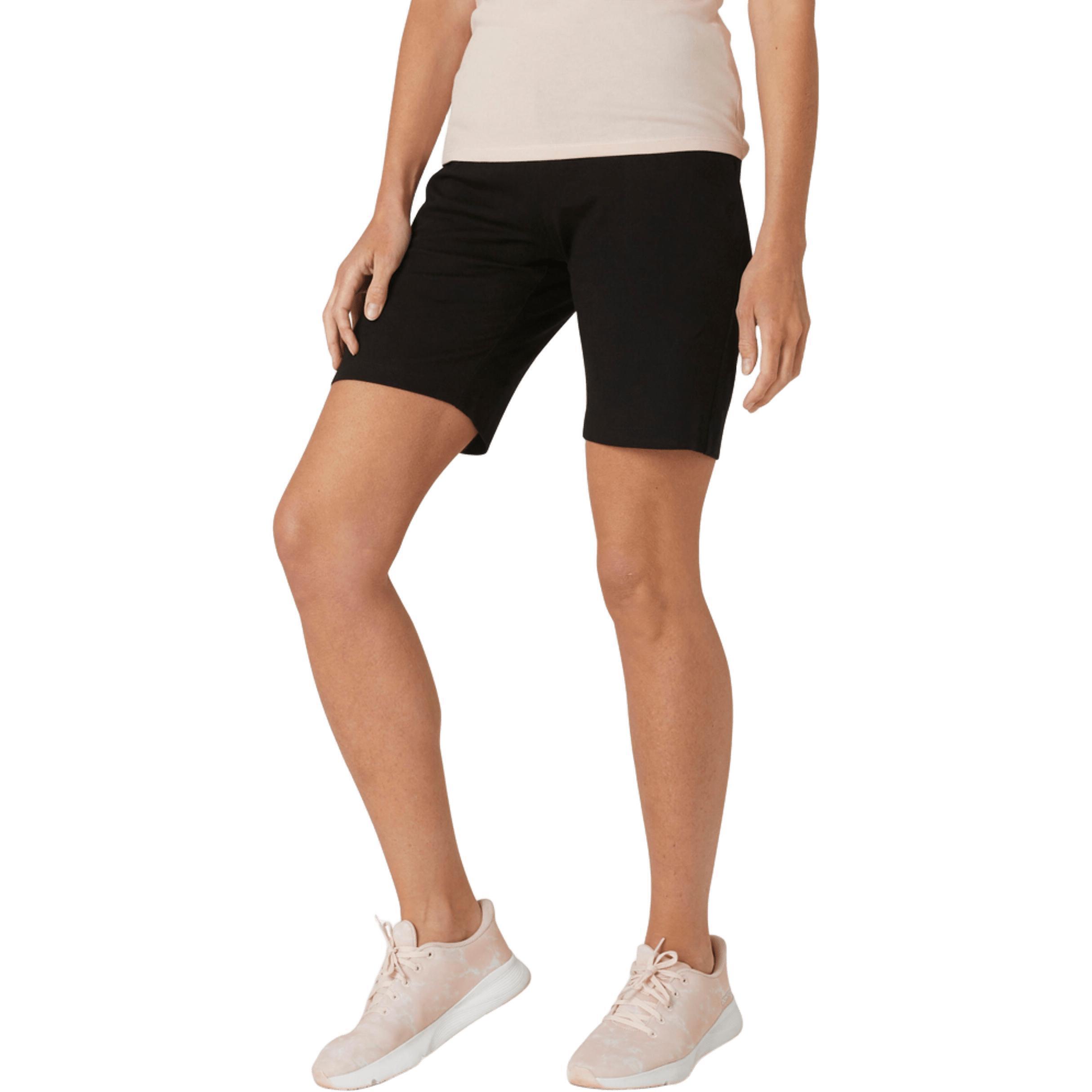 Шорти спортивні жіночі Domyos Fit+ 8645653 XL чорніфото1