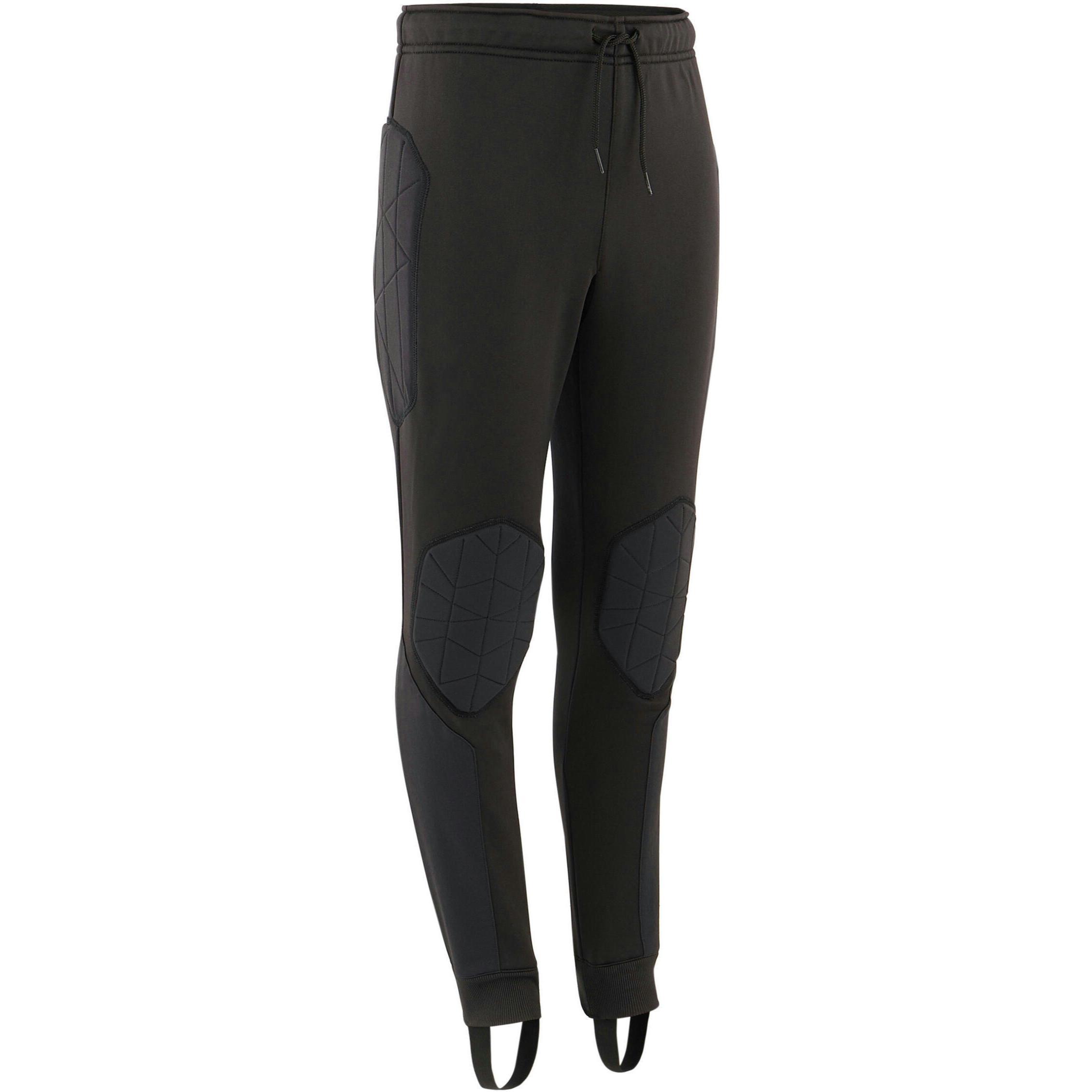 Штаны вратарские детские Kipsta 8586192 10-11 лет (141-150 см) черные фото 1