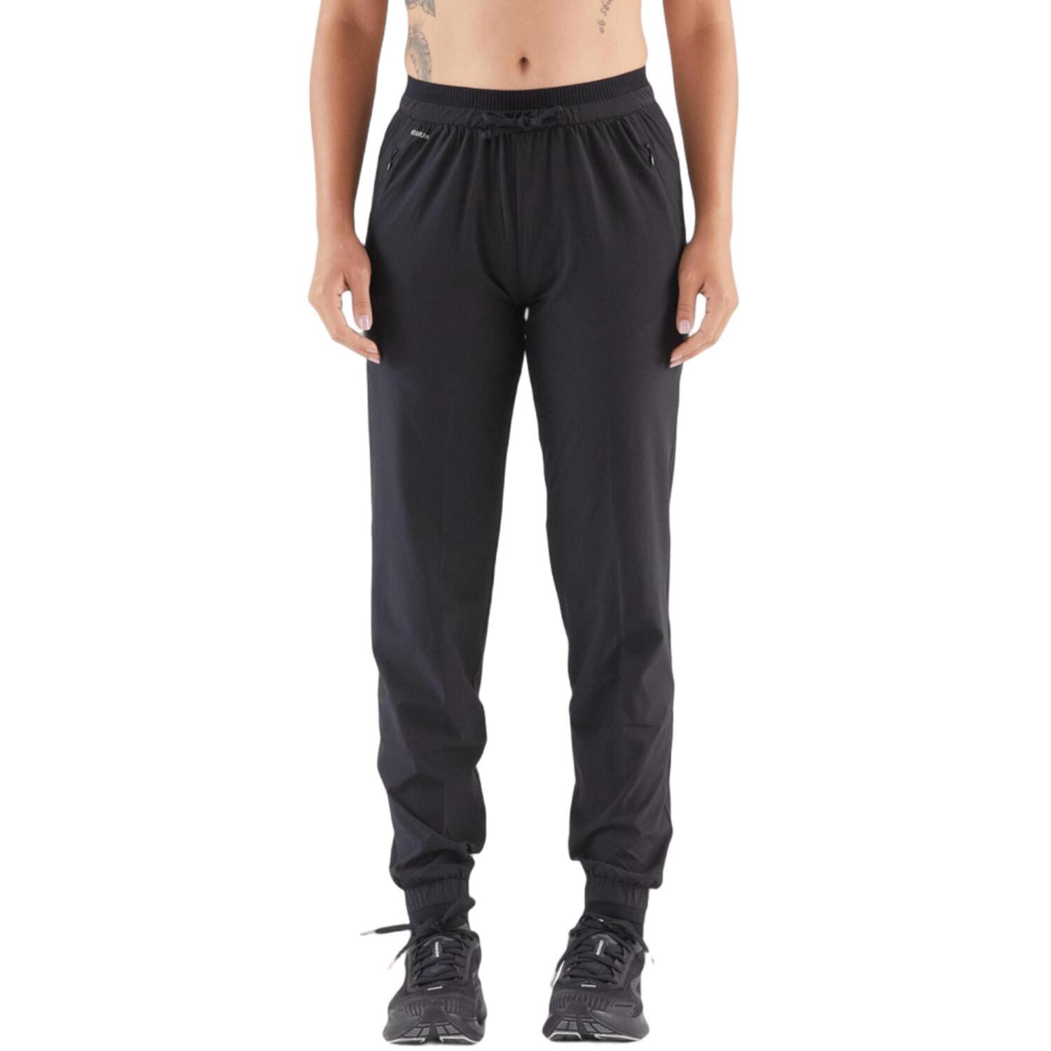 Штани жіночі для бігу Kalenji Run Dry 8553389 3XL чорні