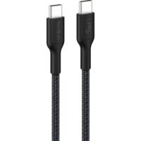 Кабель Belkin Type-C - Type-C 240W плетеный 2м, Black (CAB025HQ2MBK)