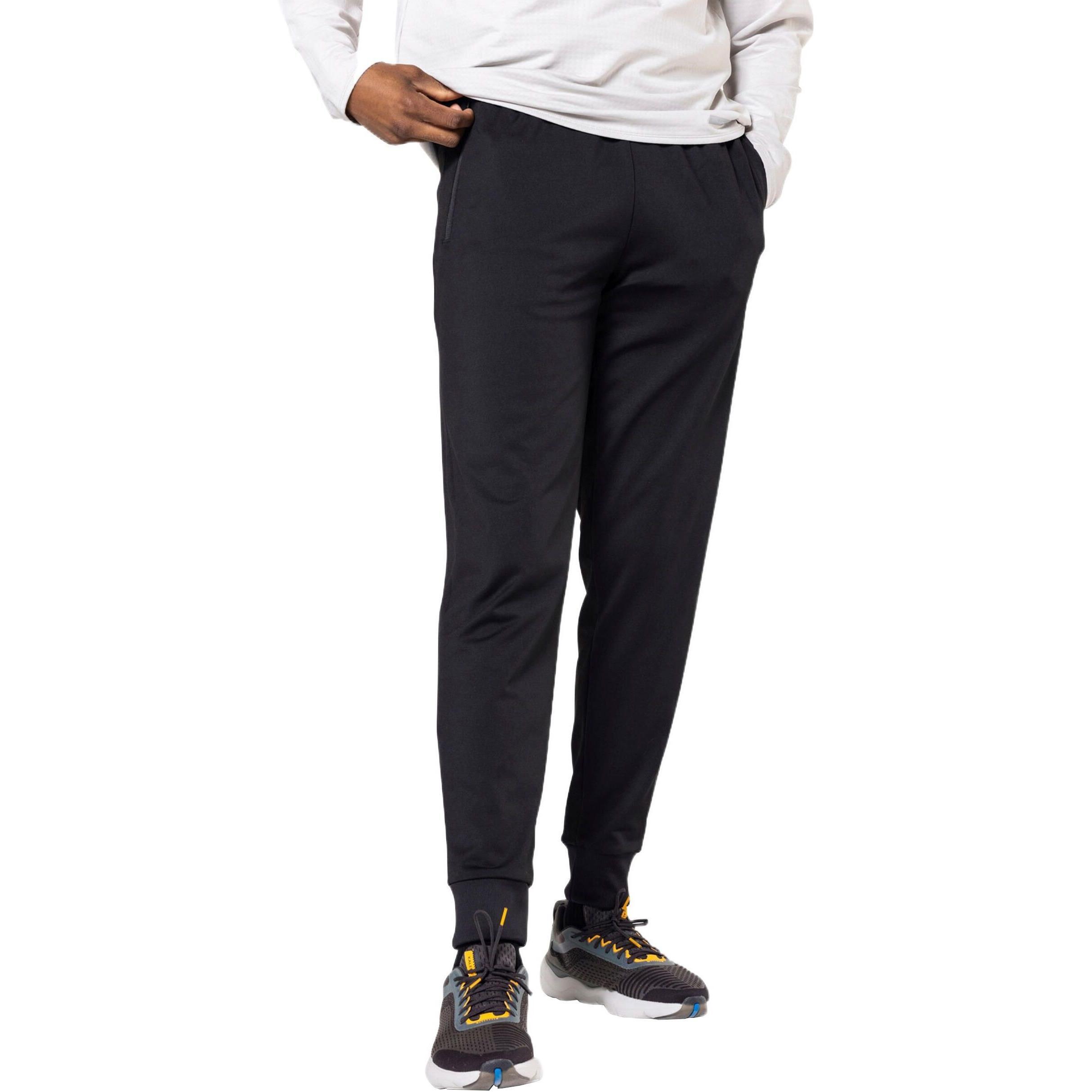 Штани чоловічі для бігу Kalenji Warm 100 8807977 XL чорніфото1