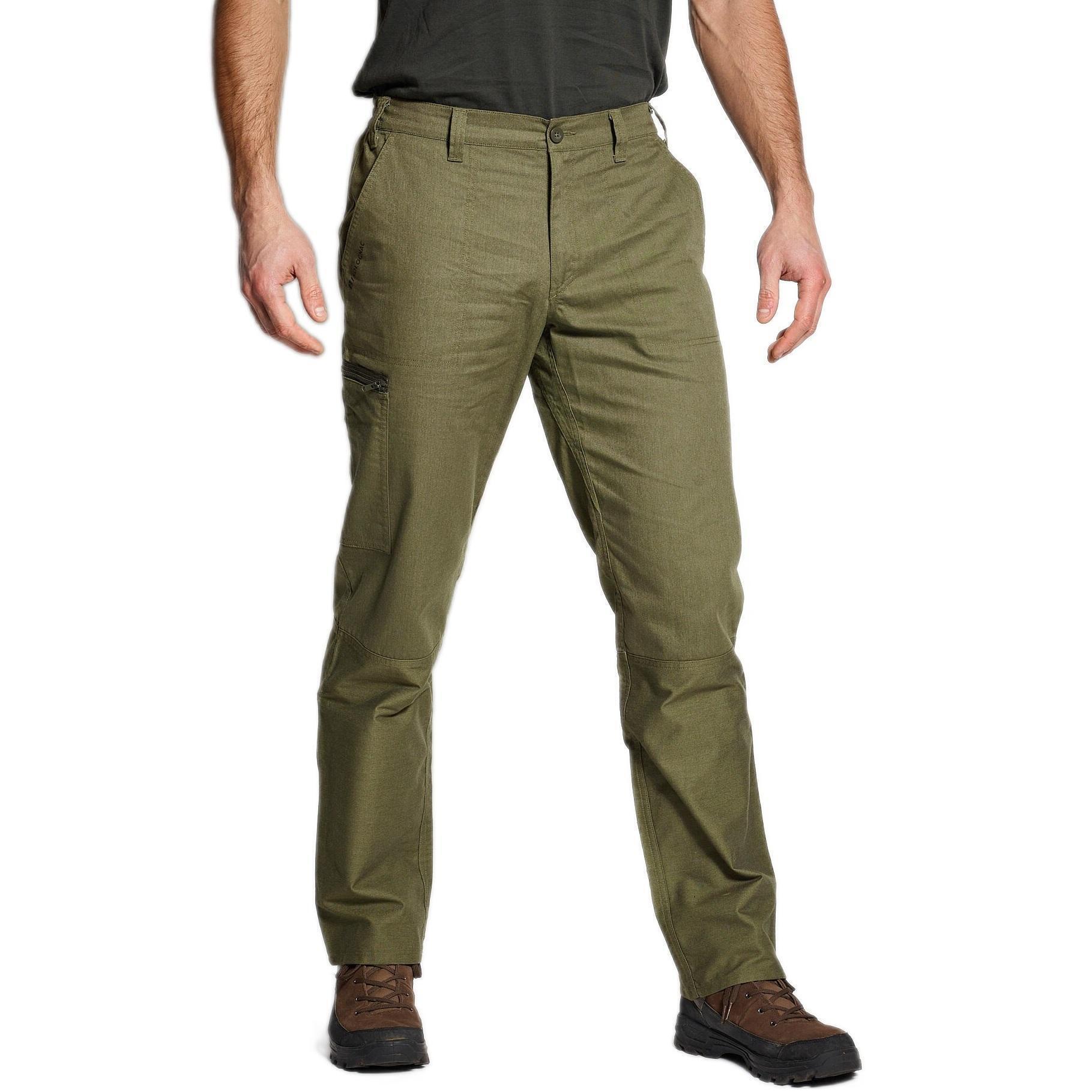 Штани чоловічі для полювання Solognac Steppe 100 8648365 2XL зеленіфото1