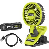 Вентилятор аккумуляторный Ryobi USB Lithium RCF4-120G 5133006143 (без АКБ и ЗУ)