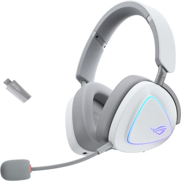 

Игровая гарнитура ASUS ROG Delta II Moonlight White (90YH03W0-BHUA10)