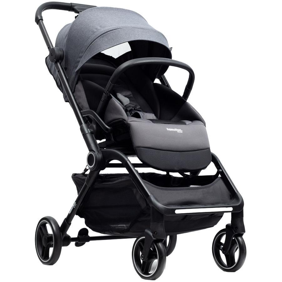 Коляска прогулянкова Hamilton by Yoop T1 Dark Grey (65559)