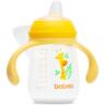 Чашка непроливайка BABOO із силіконовим носиком, 260 мл, Safari, жовта, 6+ міс (8-120)