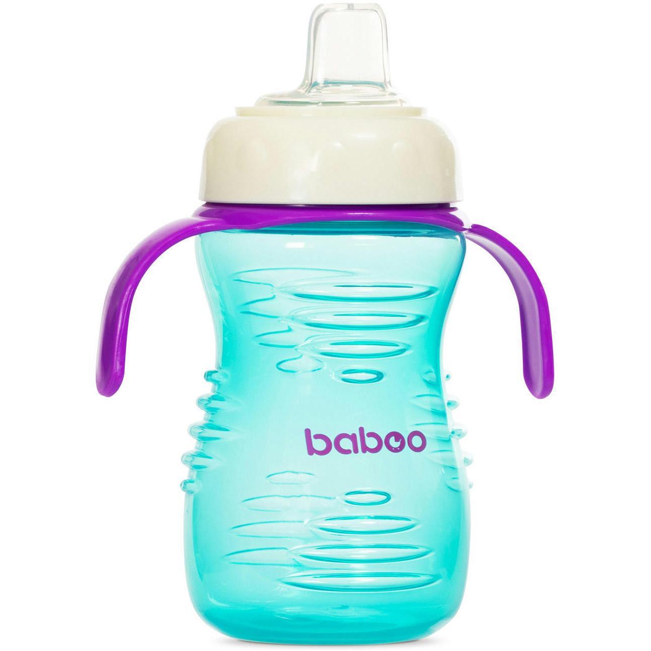 Чашка непроливайка BABOO с силиконовым носиком, 260 мл, мята, 6+ мес (8-124)