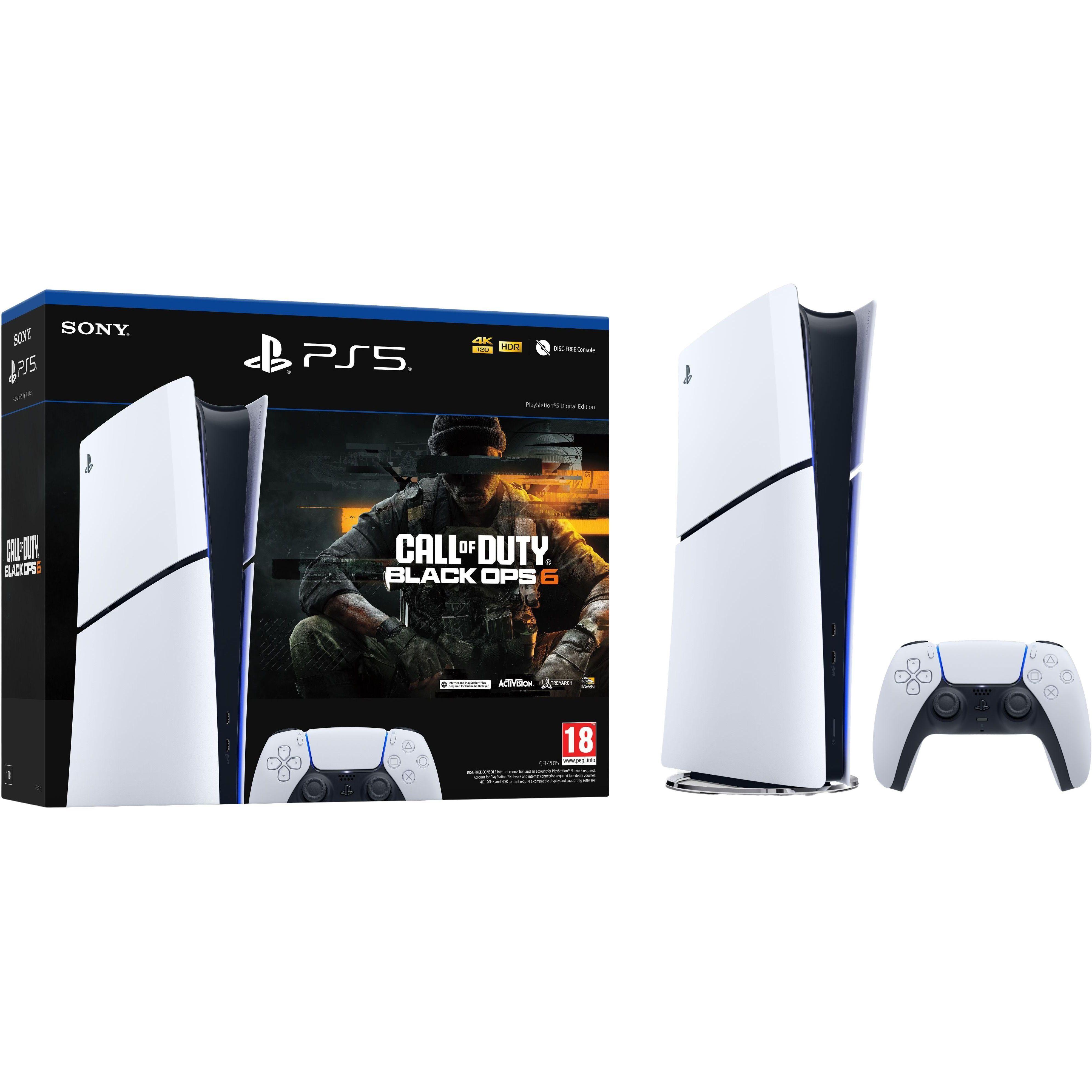Ігрова консоль PlayStation 5 Slim Digital Edition (код на гру Call of Duty Black Ops 6)фото1