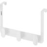 Дверний вішак на 3 гачки ARDESTO Minimalism 30x3x20см, метал, пластик, білий (ARHB3109W)