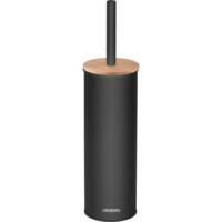 Набор щетка для унитаза с подставкой Ardesto Minimalism 9.5x27.5/38см, черный (ARHB3503BB)