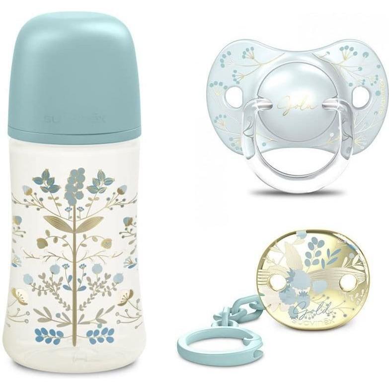 Набор Suavinex "Gold Edition", голубой (307878) фото 1