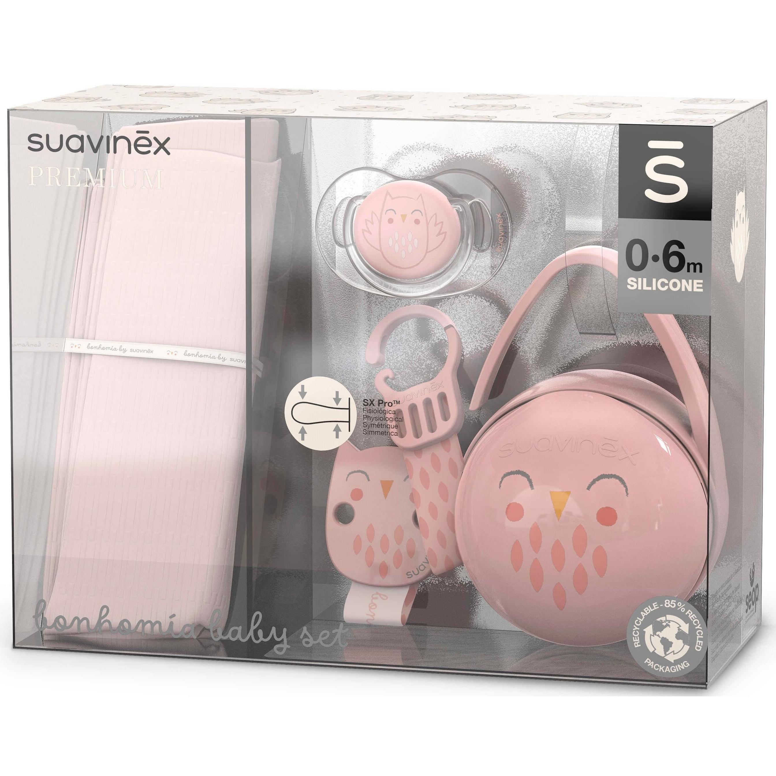 Набор подарочный Suavinex маленький "Bonhomia", розовый (308025) фото 1