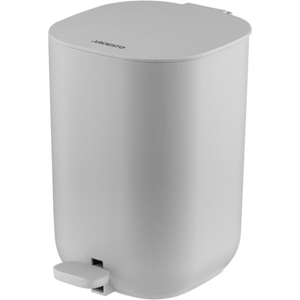 

Ведро для мусора Ardesto Vigor с педалью, 3л, полипропилен, серый (ARHB3602G)