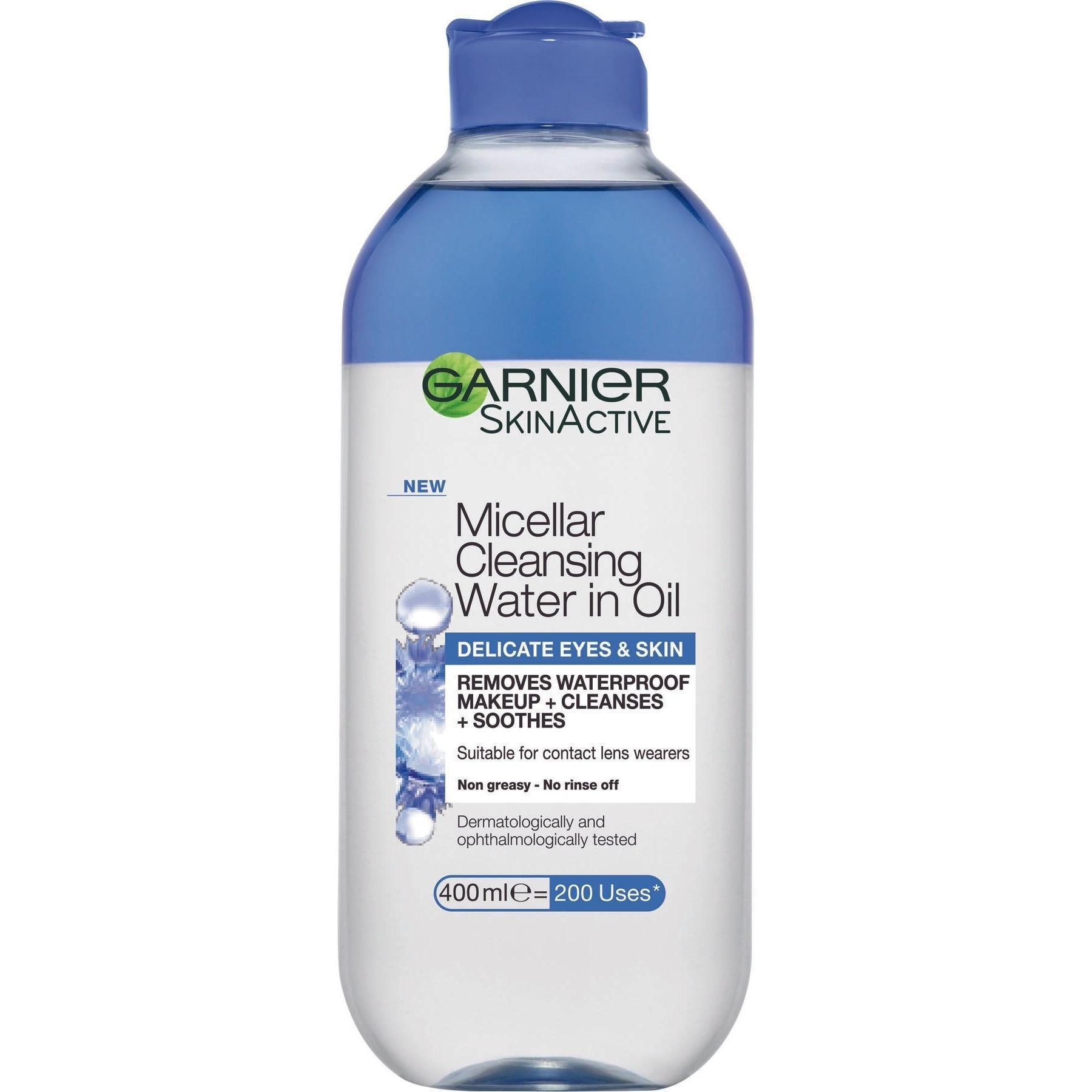 Міцелярна вода двофазна Garnier Skin Naturals ультрадогляд 400 млфото1