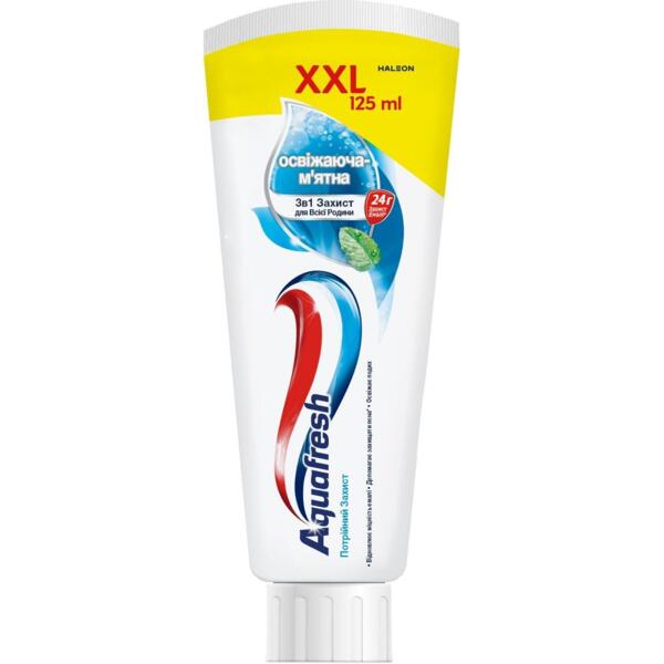 Зубная паста Aquafresh освежающая-мятная 125 мл