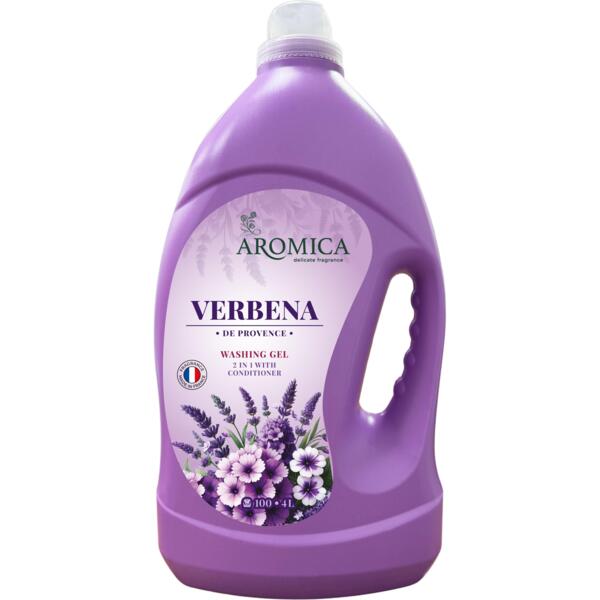 

Гель для стирки Aromica для белых и цветных вещей Verbena de Provence 4 л