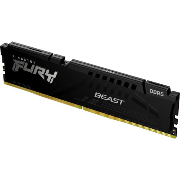 

Память ПК Kingston DDR5 64GB 5600 FURY Beast (KF556C40BB-64)