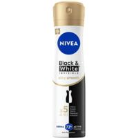 Антиперспірант Nivea чорне та біле невидимий гладкий шовк спрей 150 мл