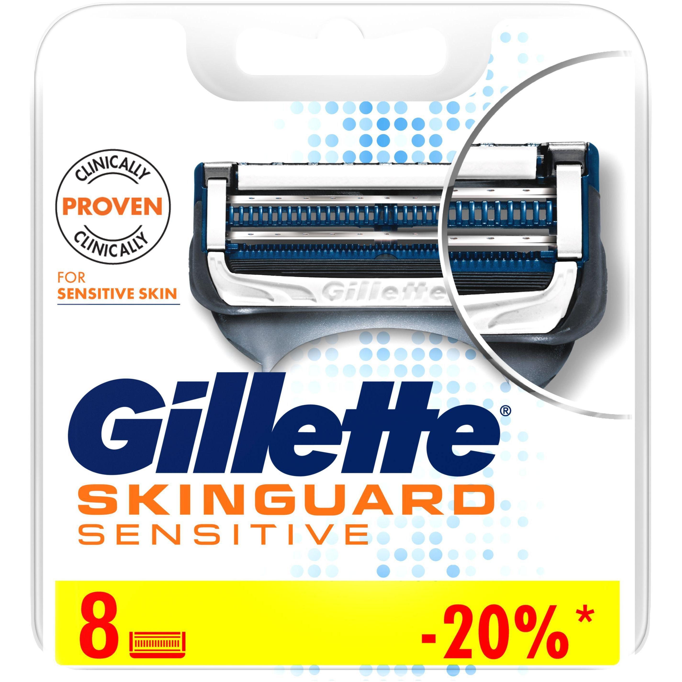 Змінні картриджі Gillette Skinguard Sensitive 8 штфото1