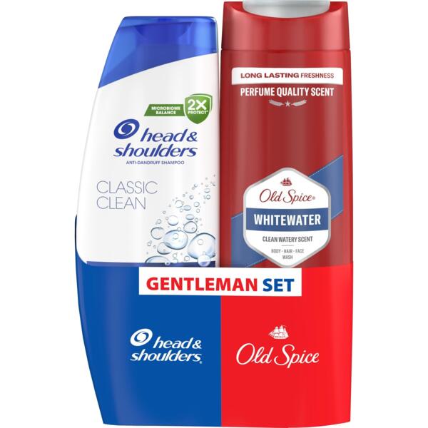 

Набор Шампунь против перхоти Head & Shoulders 400 мл + Гель для душа Old Spice Whitewater 3в1 400 мл