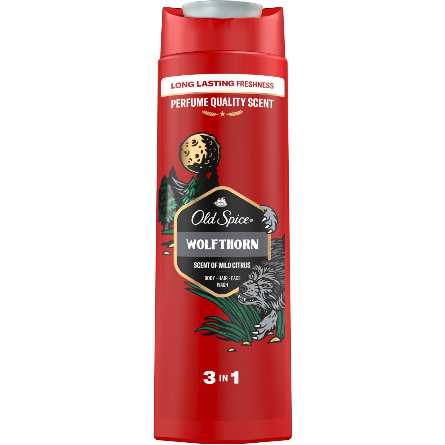 Гель для душу 3в1 Old Spice Wolfthorn 400 млфото