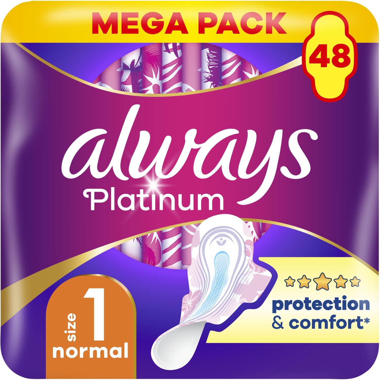 Гігієнічні прокладки Always Platinum Normal (Розмір 1) 48 штфото