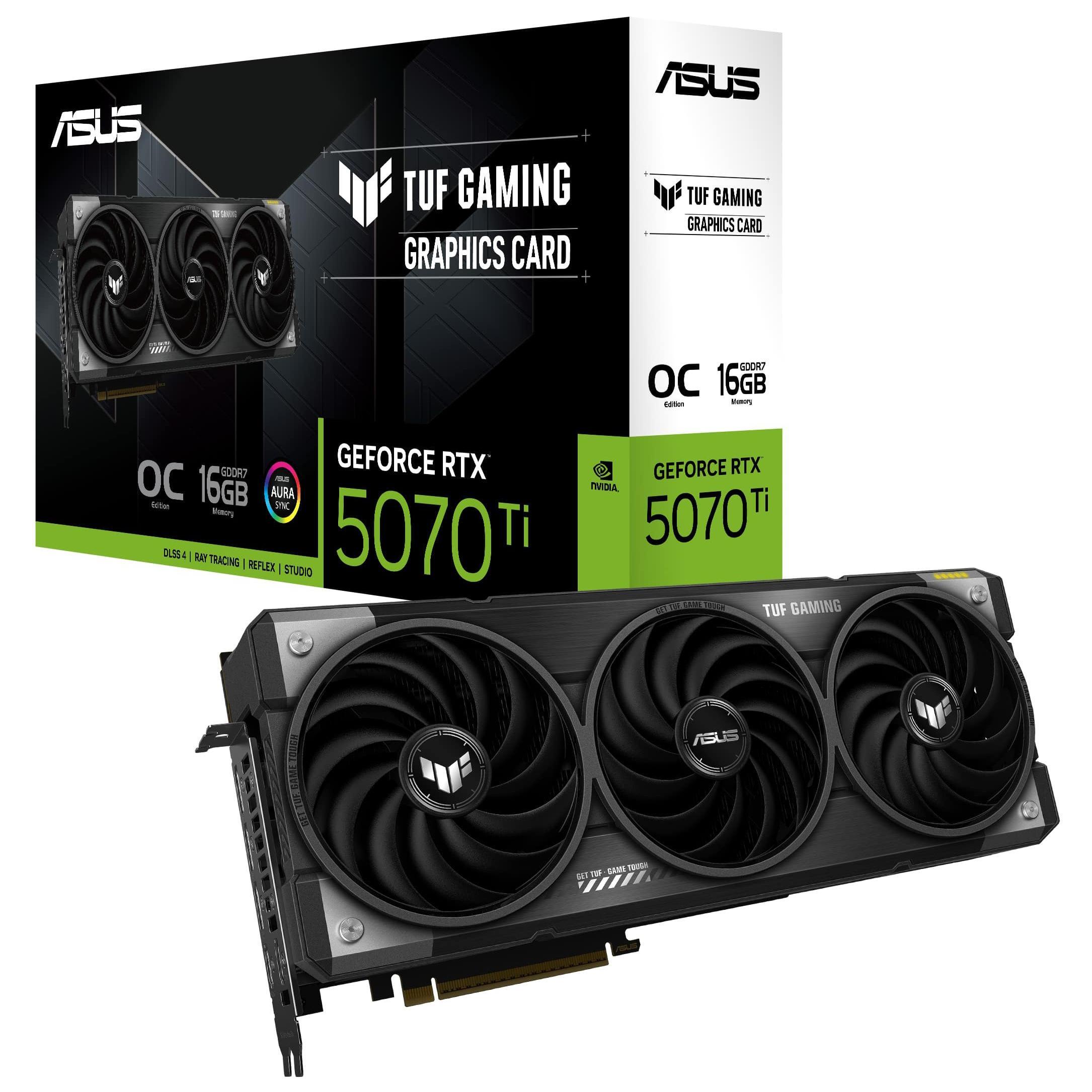 Видеокарта ASUS GeForce RTX 5070 TI 16GB GDDR7 OC (90YV0N60-M0NA00) фото 1