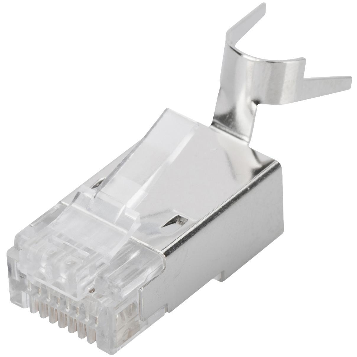 Конектор DIGITUS CАТ 6A RJ45, STP, 100шт. (AK-219604-100)фото1